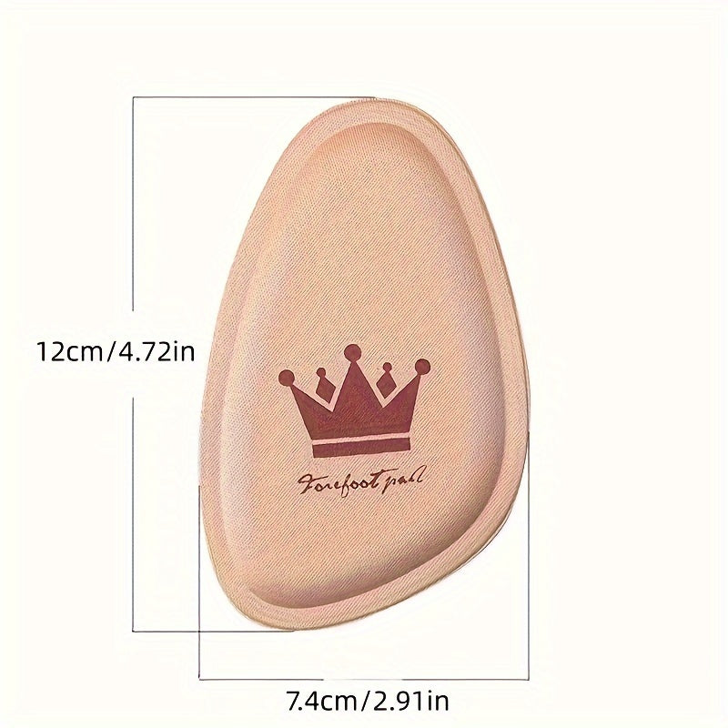 Women Forefoot Pads Insert Half Size Insoles Non-slip Breathable Foot Cushions