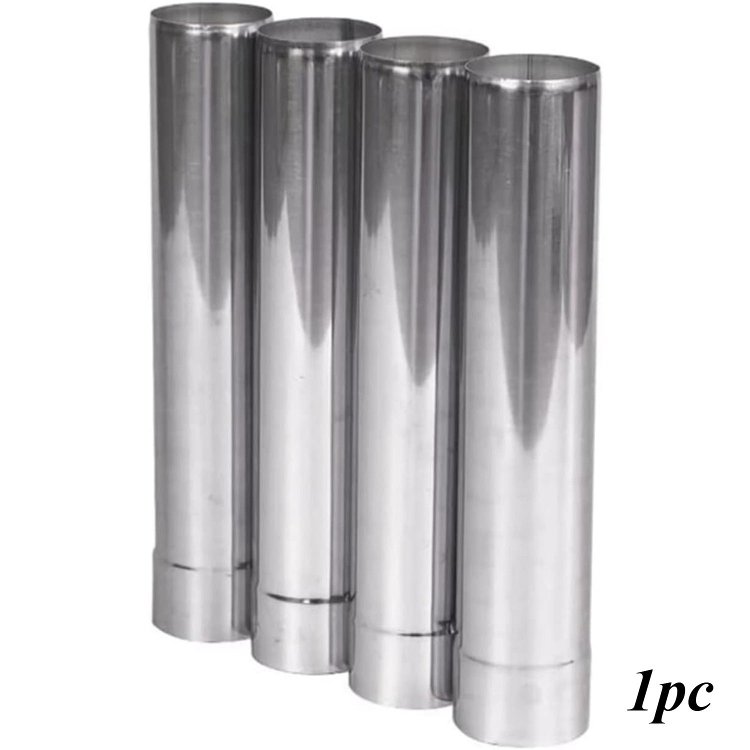 Heavy Duty Stainless Steel Stove Pipe Extension 5.99cm with 35.99cm Chimney Flue