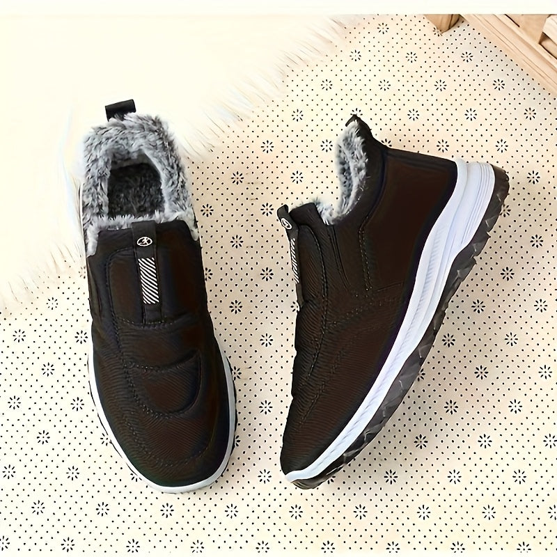 Women's Fleece-Lined Ankle Boots All-Season Comfortable Versatile