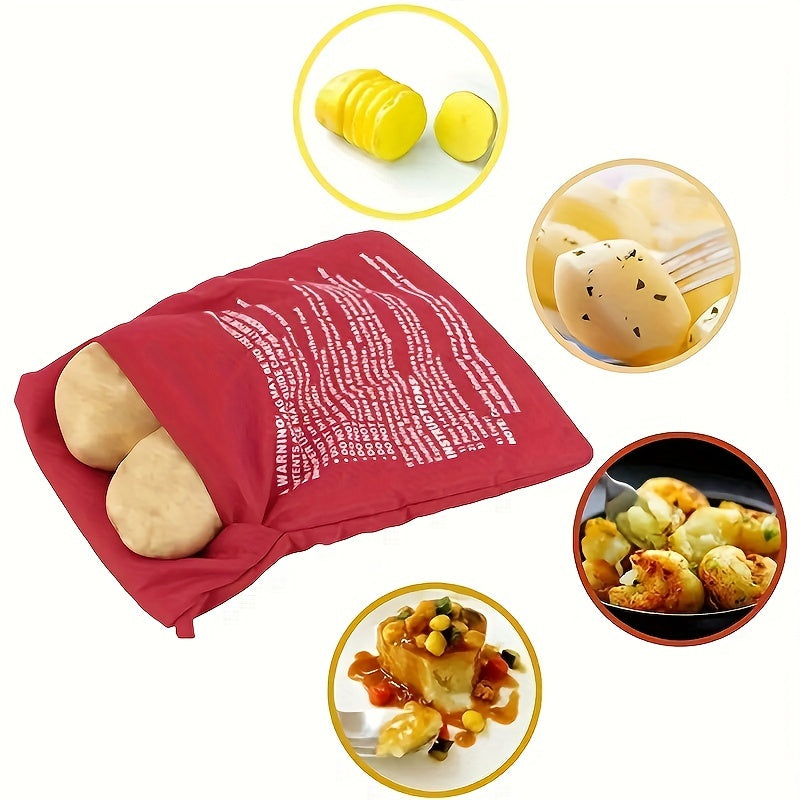 Microwave Baked Large Potato Bags 2-Pack or 4-Pack for Sweet Potatoes and Corn