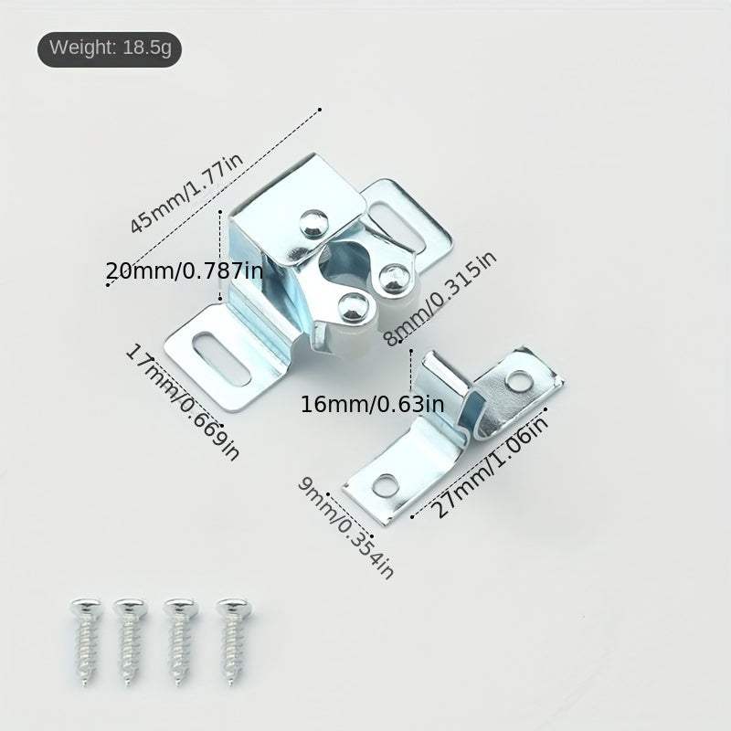  Pestillo de armario con resorte de metal dorado con diseño con cerradura para puertas de armario