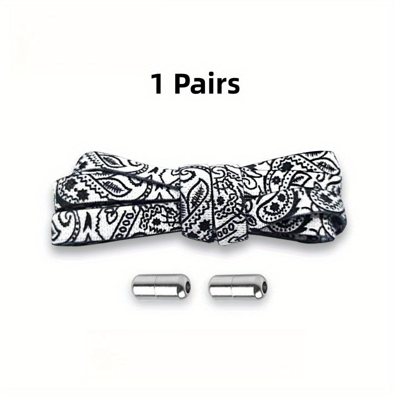 Adult No Tie Elastic Shoe Laces Pair Low Profile Easy To Wear