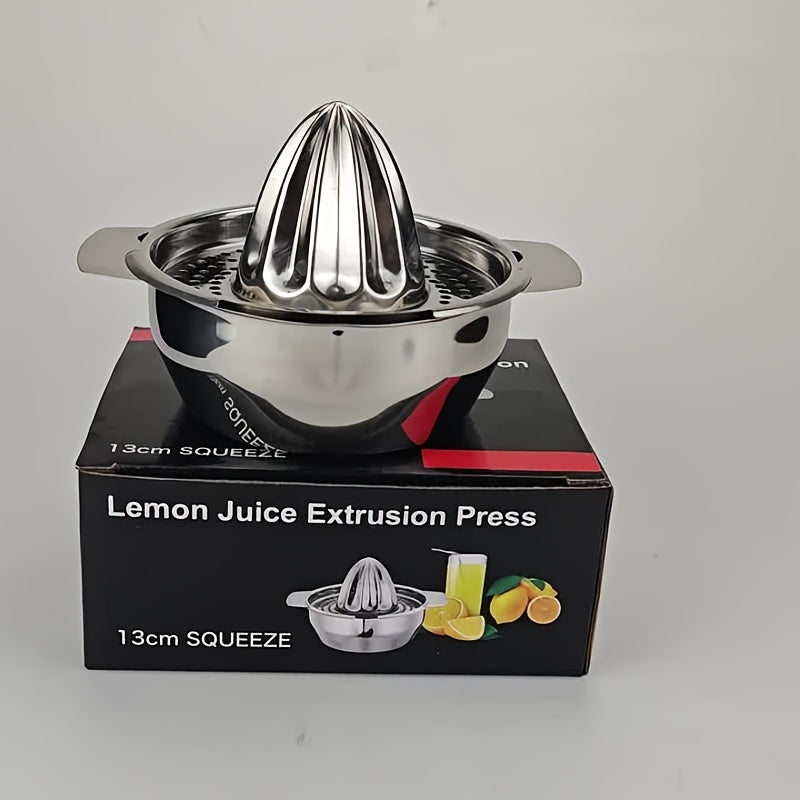 Stainless Steel Manual Citrus Juicer for Lemon and Orange Juicing Kitchen Tool