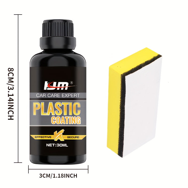 Набор для ремонта пластика внутри автомобиля, черное покрытие для ремонта, воск