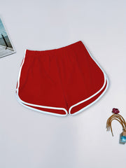 Women's Sleep Shorts Micro Elasticity Solid Color Comfortable Lounge Wear