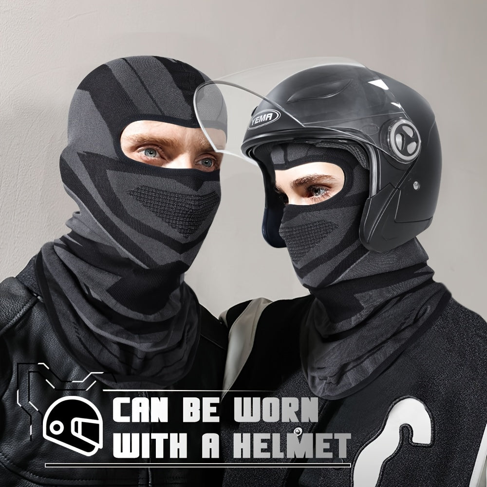 Unisex Breathable Knitted Motorcycle Balaclava Windproof Head Cover