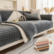 Funda de sofá de terciopelo con respaldo antideslizante para todas las estaciones, amigable con las mascotas, decoración para sala de estar y oficina