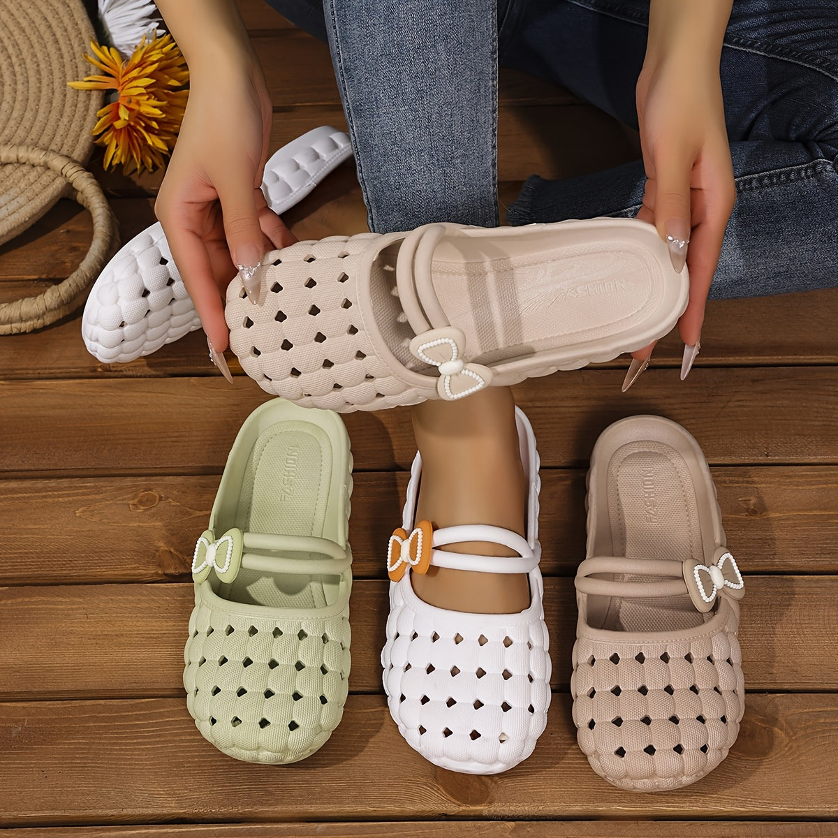 Women’s EVA Slip-On Sandals Breathable Casual Summer Indoor Outdoor