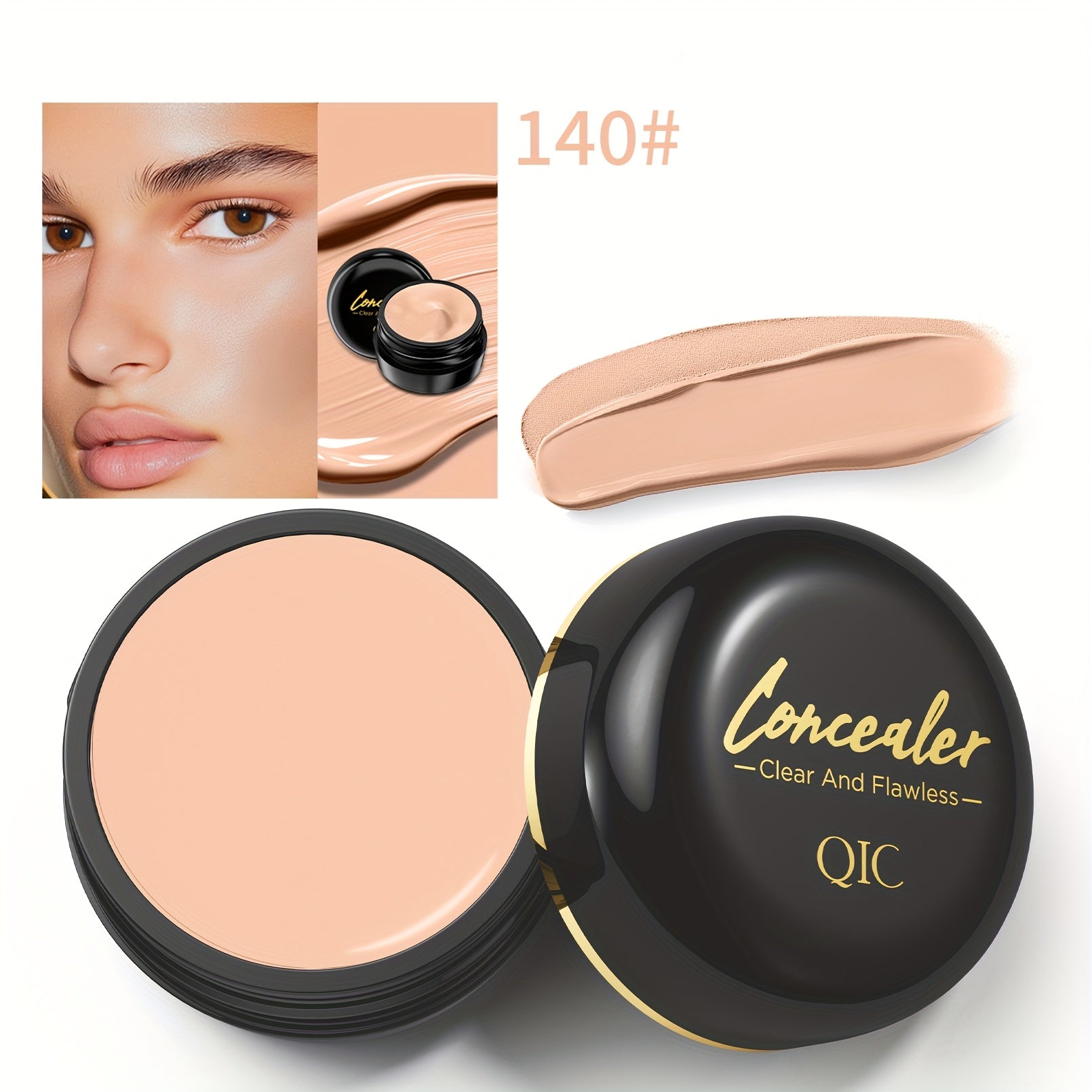 Women Multi-Tone High Coverage Concealer for Dark Circles Acne Blemishes