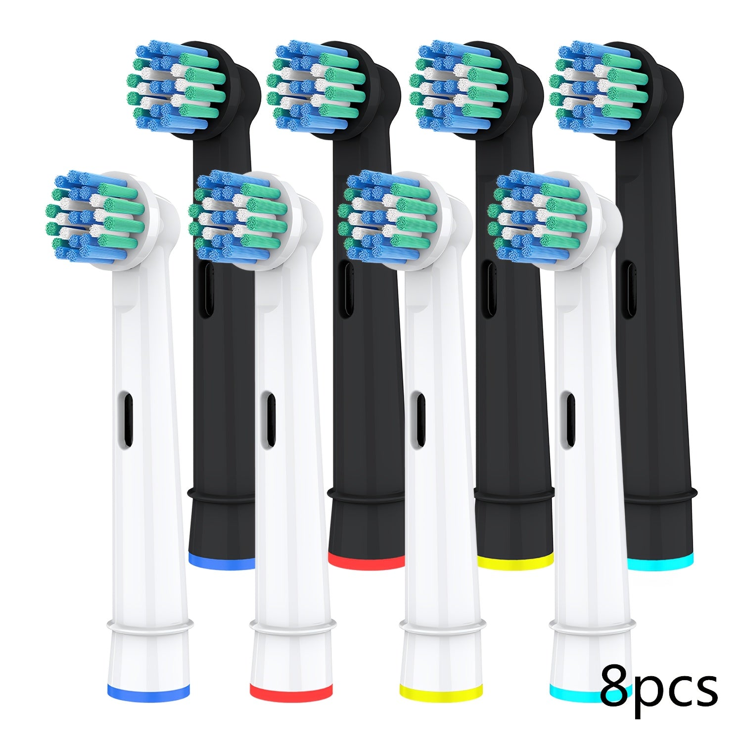 4 Pack Soft Dupont Bristle Toothbrush Replacement Heads for Electric Toothbrushes
