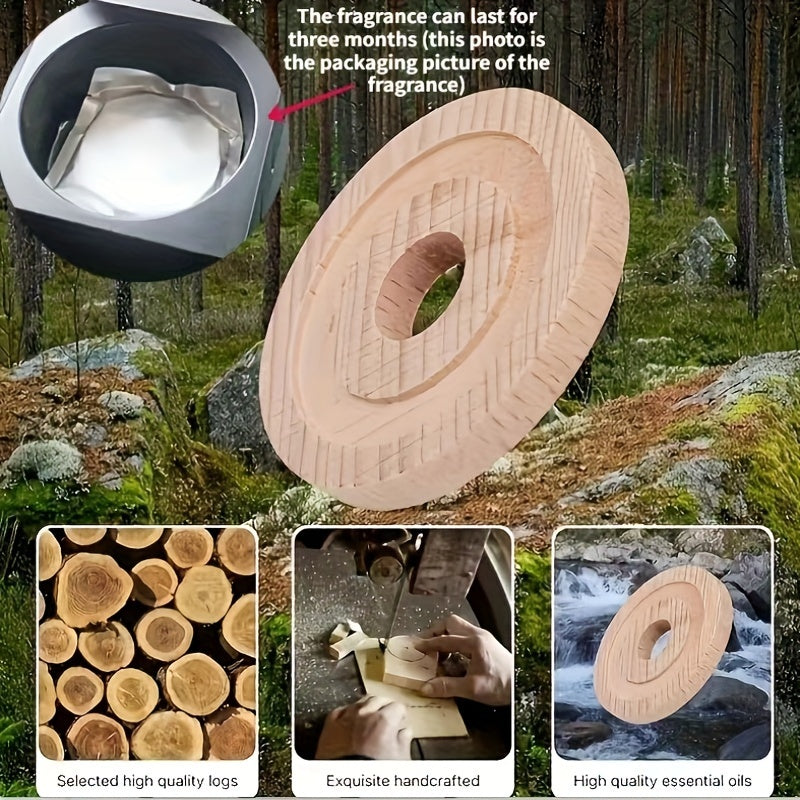 Solar Energy Rotating Star Ring Jewelry with Solid Fragrance Tablets