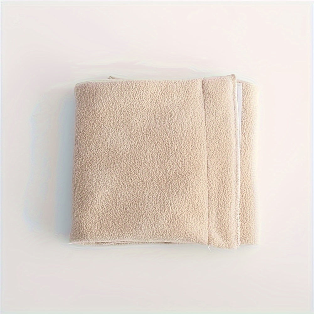 Beige Swaddle Blanket for Newborns and Infants, Soft Cotton for Photos