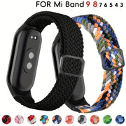 Nylon Elastic Wristband for Xiaomi Smartwatch Compatible with Mi Band 3 4 5 6 7 8 9
