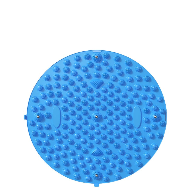 Dairaviy oyoq massaj matosi akupressura nuqtalari bilan, 5 ta katta bionik magnit bilan - Cheklangan vaqt taklifi, ko'k rangda, diametri 54.99 sm.