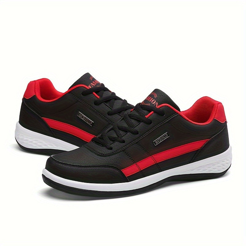 Men's All-Season Fabric Lace-Up Sneakers for Casual Wear