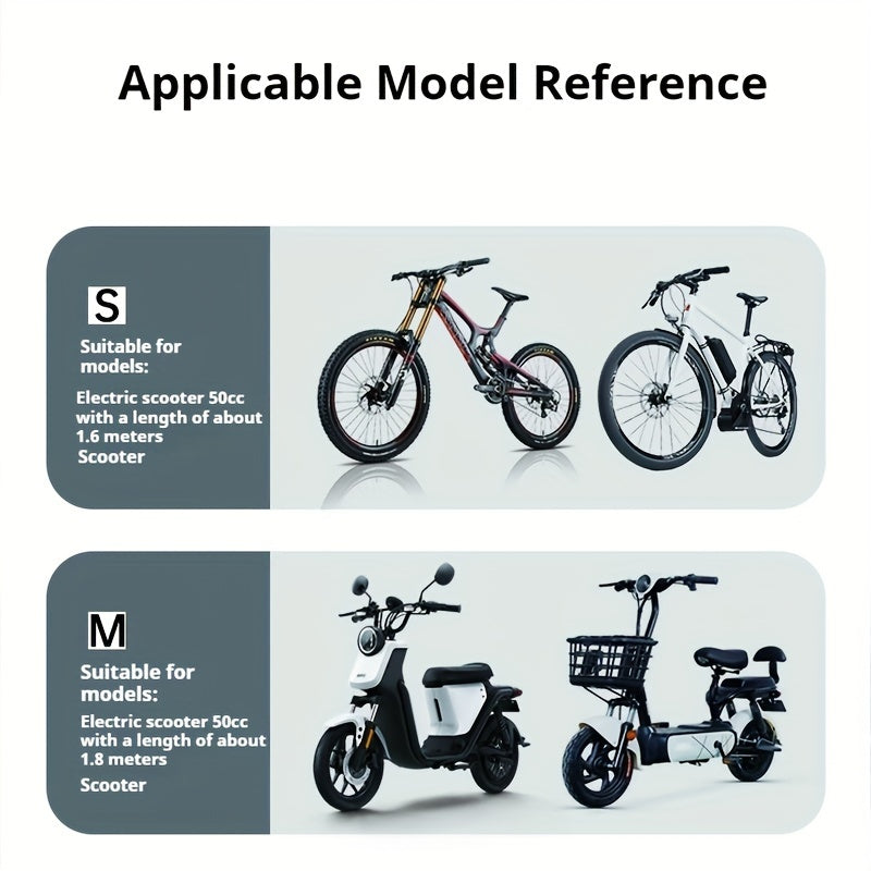 190T Polyester Taffeta Motorcycle Cover Sun Sand Dust Resistant for Bikes and Bicycles