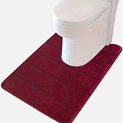Non-Slip Bathroom Safety Mat U-Shaped Water Absorbent Toilet Floor Pad