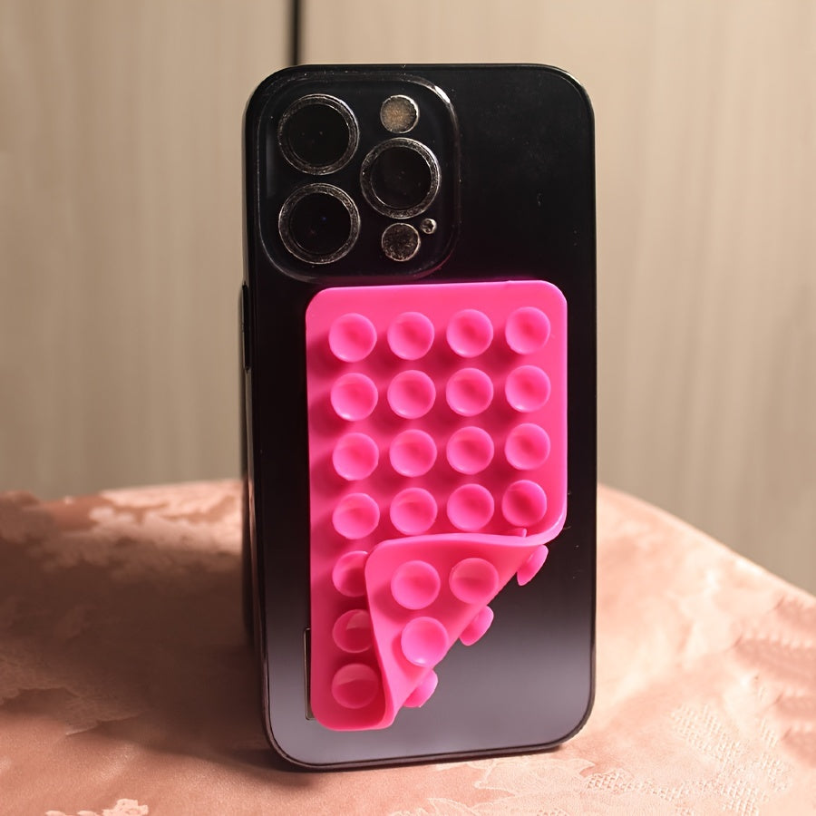 Square Silicone Phone Case Back Suction Cups 28pcs Large Cell Phone Accessories