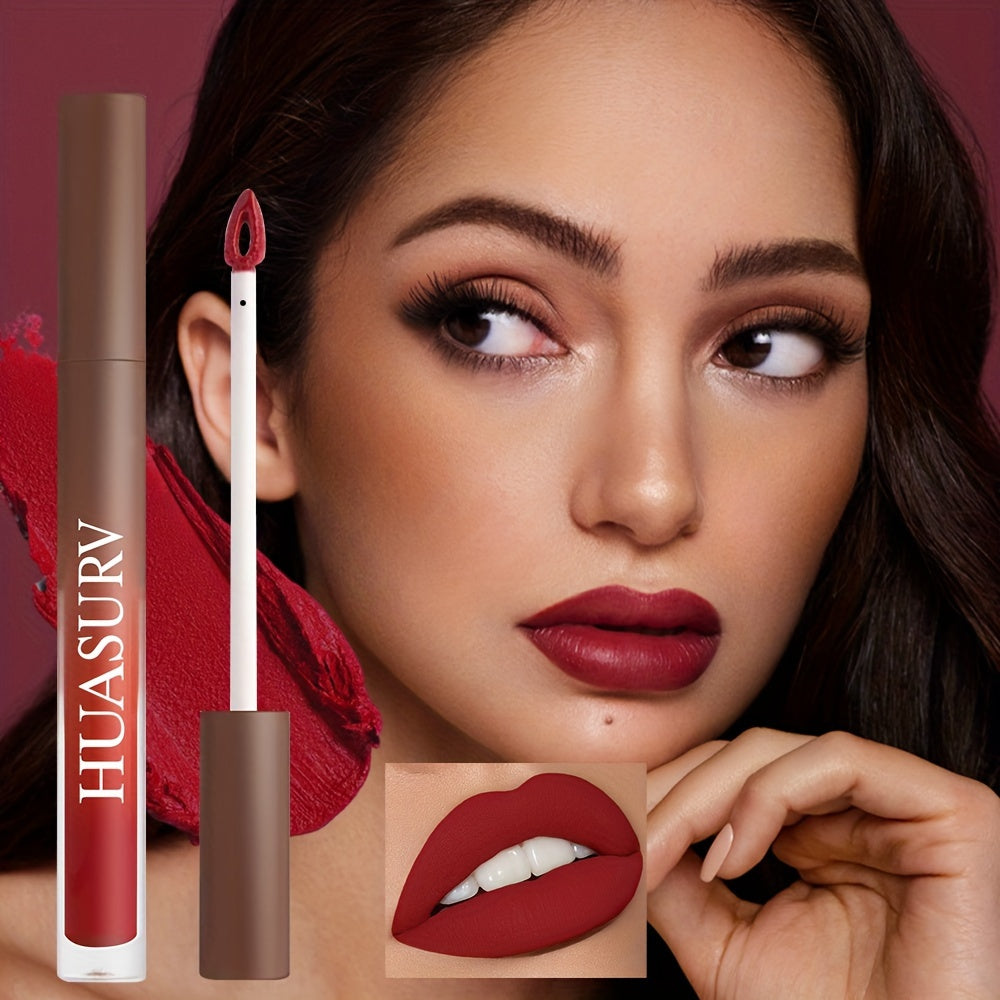 Women's Velvet Matte Liquid Lipstick 19 Shades Long-Lasting, Rich Color