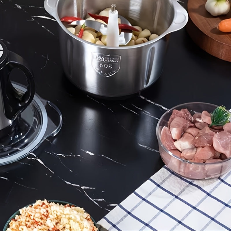 Molino de carne de 5L, de 3 velocidades, con 6 cuchillas, molienda en 6 segundos, para uso en cocina