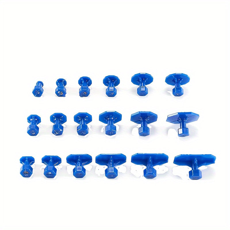 90pcs Paintless Dent Repair Kit Nylon Pulling Tabs for Car Body Fix