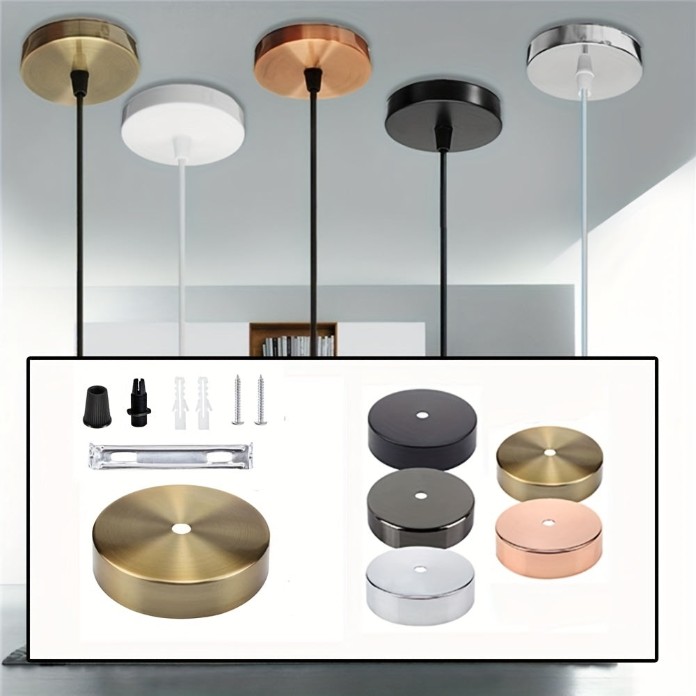 Adjustable Height Metal Pendant Light Kit Compatible with E26 Bulbs No Electricity Needed Wall Lamp Accessory