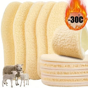4Pcs Fleece Insoles for Men Women Thermal Warm Winter Sports Outdoor