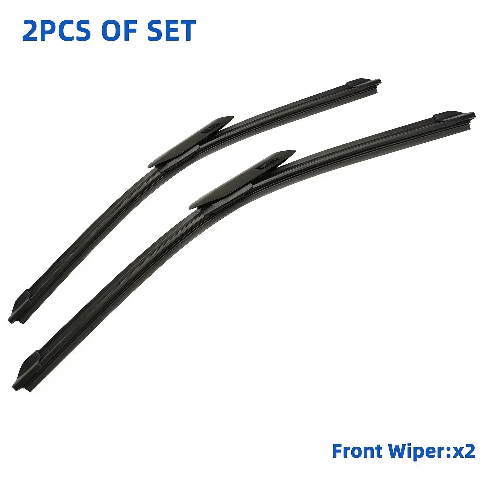 2-Pack Front Wiper Blades Set for SUV, 58.42cm and 45.72cm Replacement Windscreen Wipers