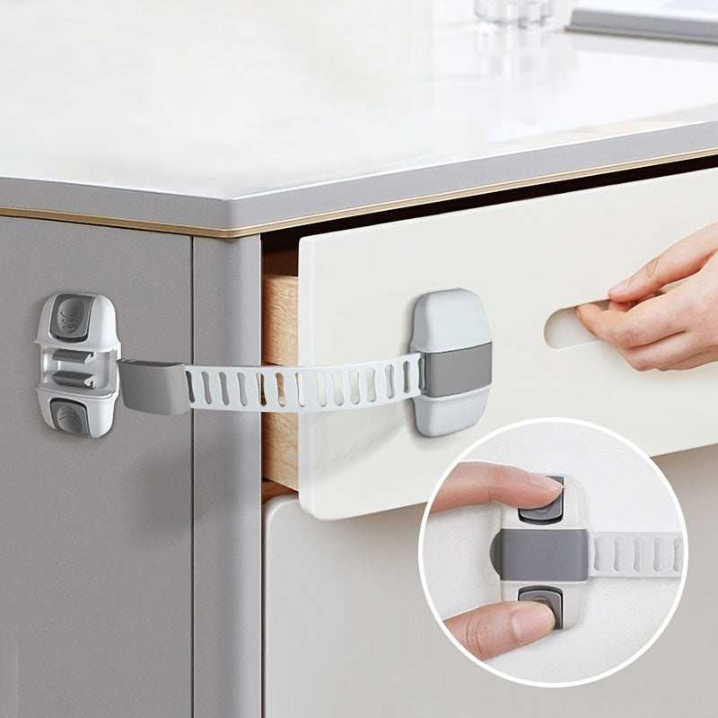 Child Safety Lock 20cm Anti-Clamp Cabinet and Refrigerator Drawer Lock