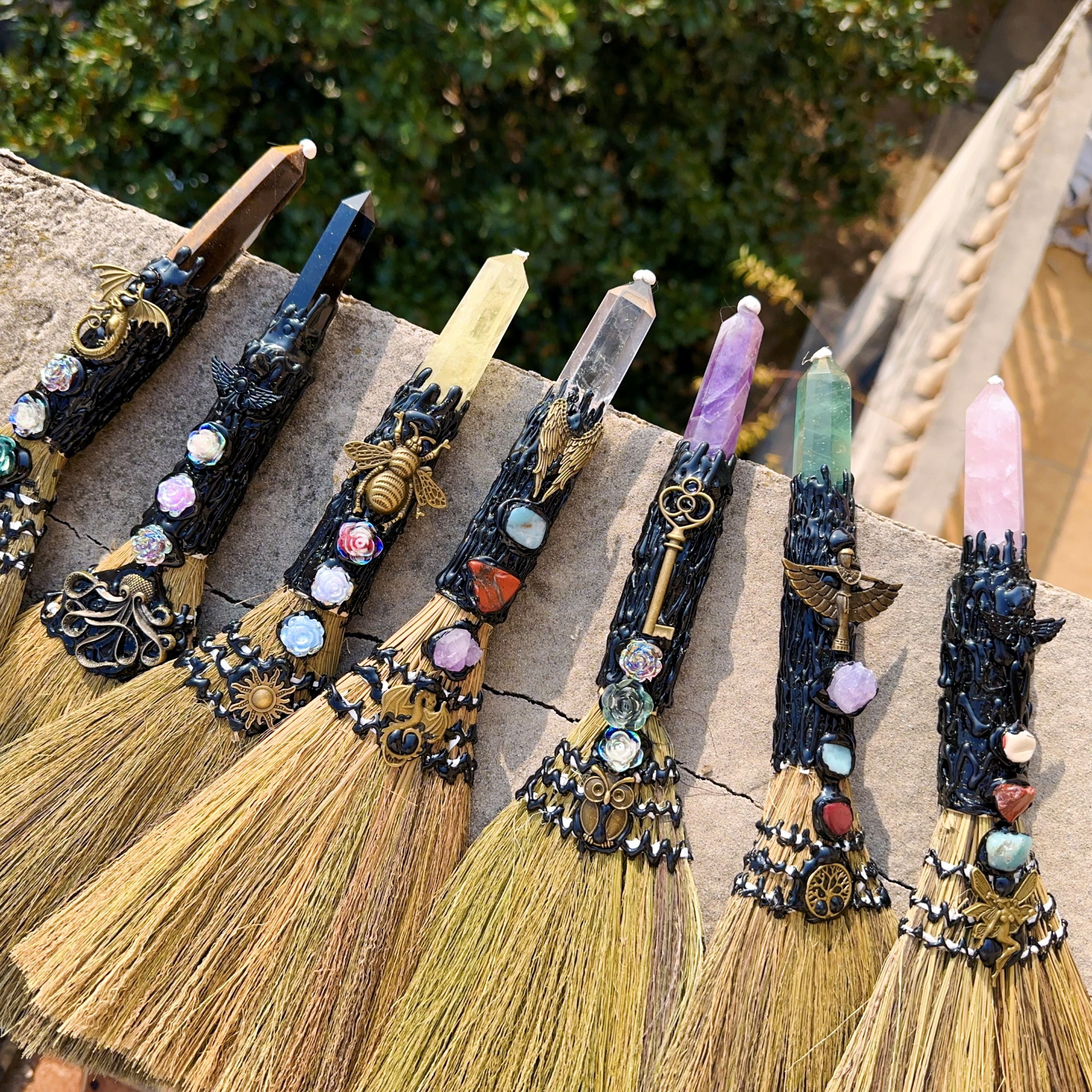 Hexagonal Natural Crystal Pillar for Home Decor and Meditation