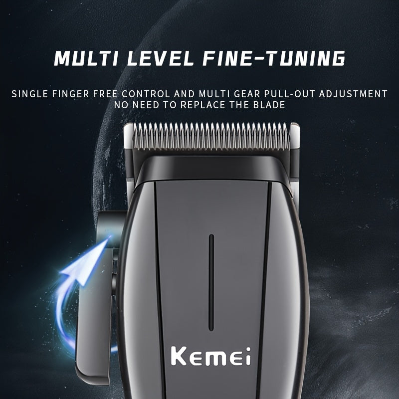 Hair Clippers USB rechargeable lithium battery high-speed motor DLC blade adjustable charging stand long battery life salon barbershop
