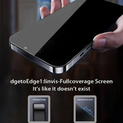 Set of 2 Privacy Screen Protectors for iPhone 11-16 Series Tempered Glass Glossy Surface