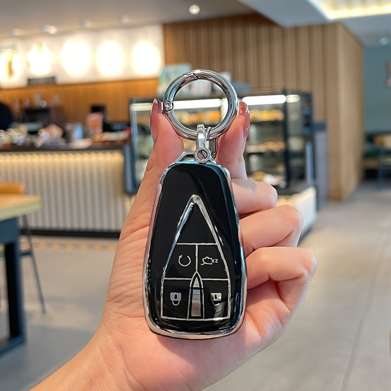 Pink TPU Key Fob Cover for Car Remote Key Protectors Durable Key Case