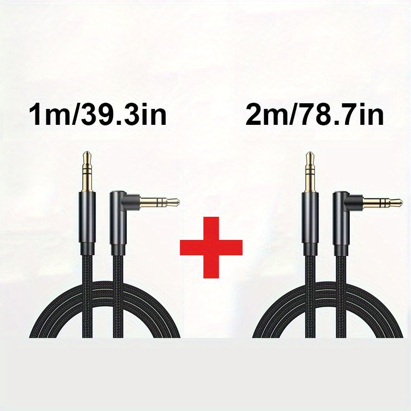 AUX Audio Cable 3.5mm Durable Speaker Jack Cord for Headphones and Cars