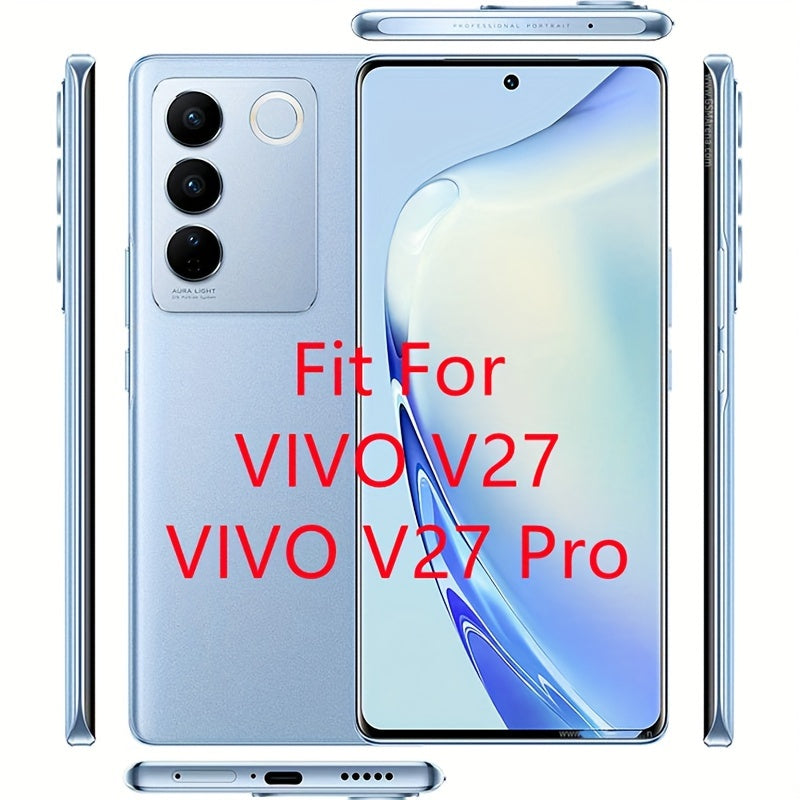 Clear Shockproof Bumper Phone Case for VIVO with Four Corner Airbags Transparent TPU Cover