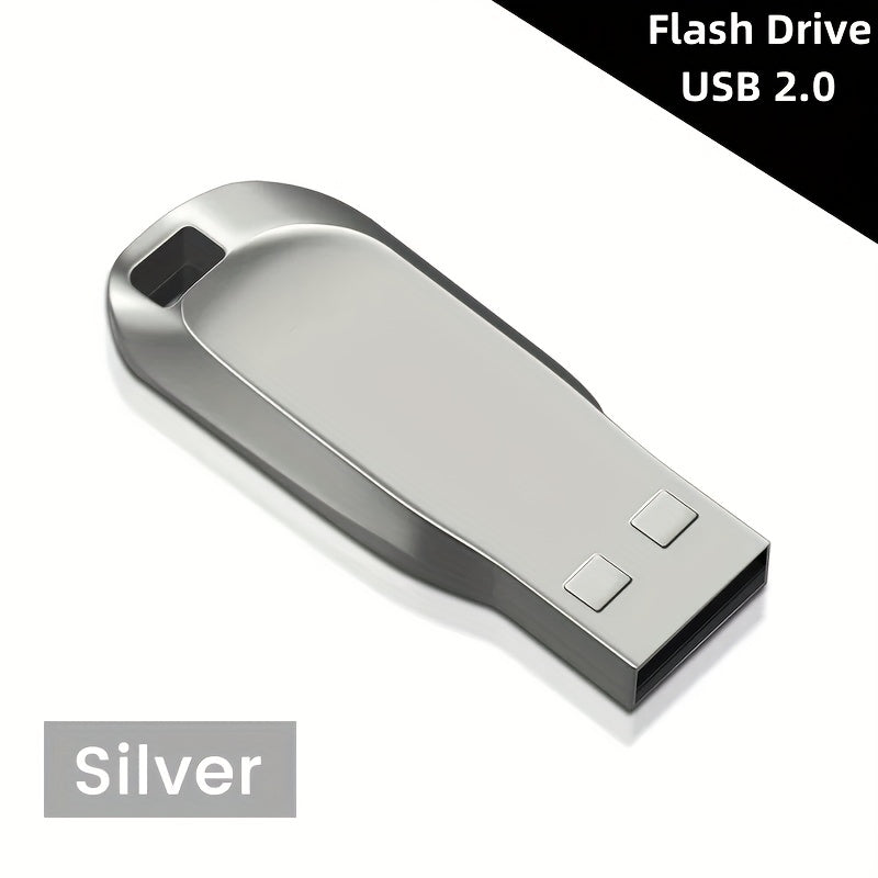 Metal USB Flash Drive 8GB 90GB 100GB 110GB High-Speed Data Storage for PC Laptop Tablet
