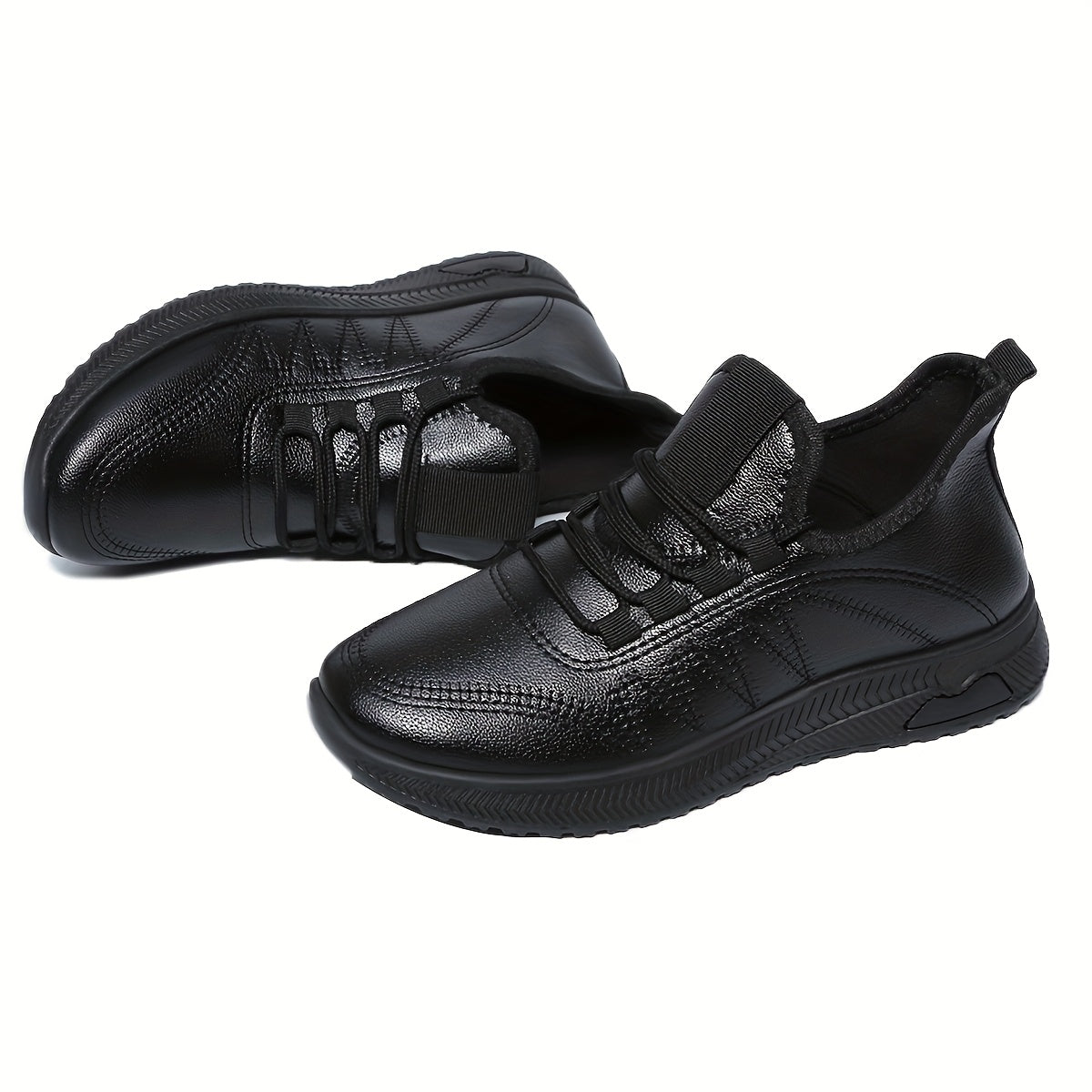 Women's Anti-slip Work Shoes Kitchen Soft Bottom Black