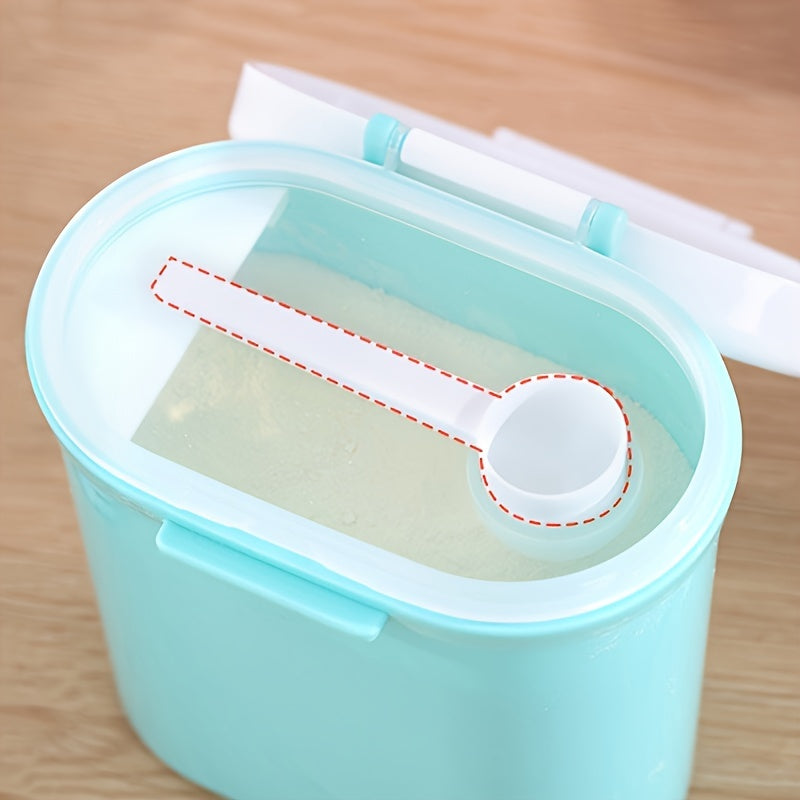 Contenedor de almacenamiento de gran capacidad con tapa para snacks, nueces y frutas, organizador de cocina