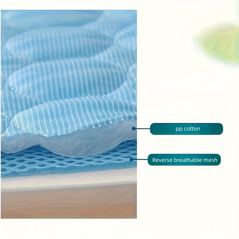 XL Cooling Pet Mat for Dogs and Cats Waterproof Washable Non-Slip Gray Zigzag Pattern