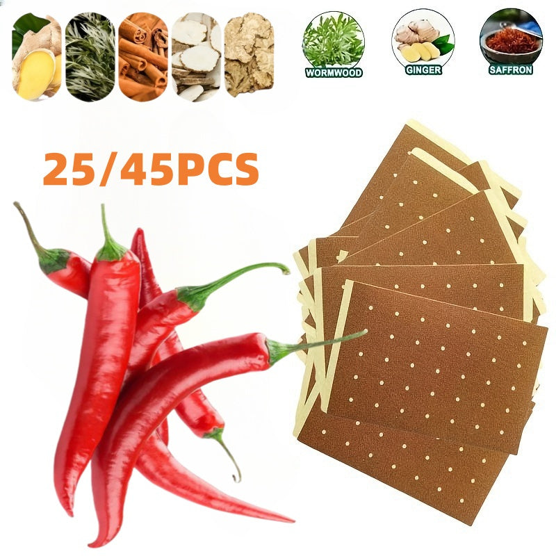 Pepper Patch 25/45 Heat Patch - bu turli tananing qismlari uchun elektrsiz tabiiy issiqlik yechimi.