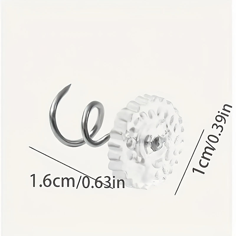 Clear Sofa Cushion Retainer Twist Nails Set of 20 or 50 Transparent Anti-Slip Gripper Pins