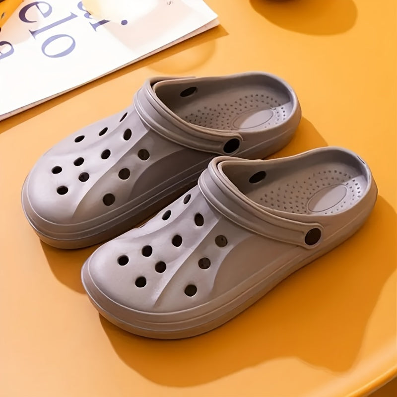 Women's EVA Clogs Solid Color Lightweight Closed Toe Garden Shoes