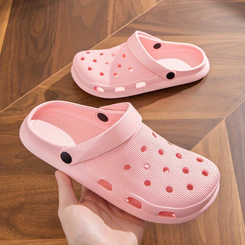 Women's Solid Color Clogs Casual Garden Slip-On Shoes