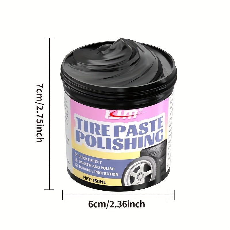 Cera renovadora de arañazos de plástico para neumáticos y molduras 150ml