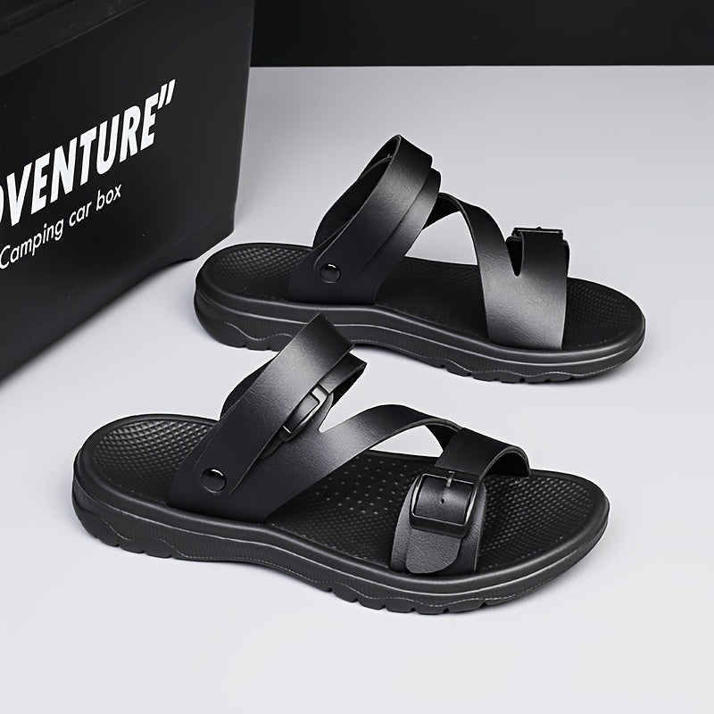 Sandalias casual transpirable de hombre con punta abierta y suela de EVA antideslizante para actividades al aire libre