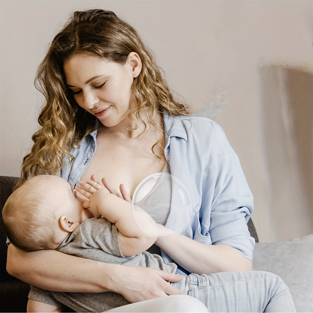 Paquete de ahorrador de leche materna de silicona para bebés, a prueba de fugas, sin exprimido manual