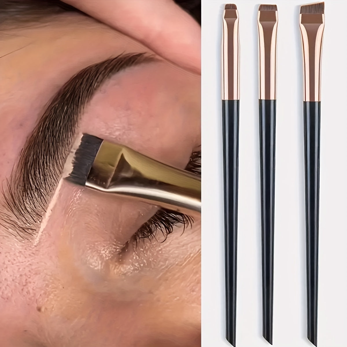 Unisex Makeup Brush Natural Eyebrow Powder Eyeliner Detail Brush