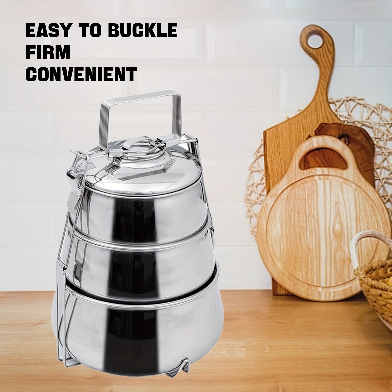 Multi-functional steamer with stainless steel food grid, doubles as lunch box and storage for on-the-go meals