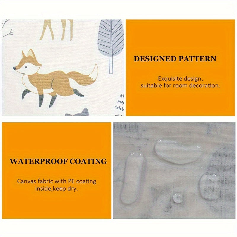 Yotoqxona uchun suv o'tkazmaydigan saqlash qutisi, bu kir yuvish savati kiyim saqlash, o'yinchoqlarni tartibga solish va xona bezatish uchun ham juda mos keladi.