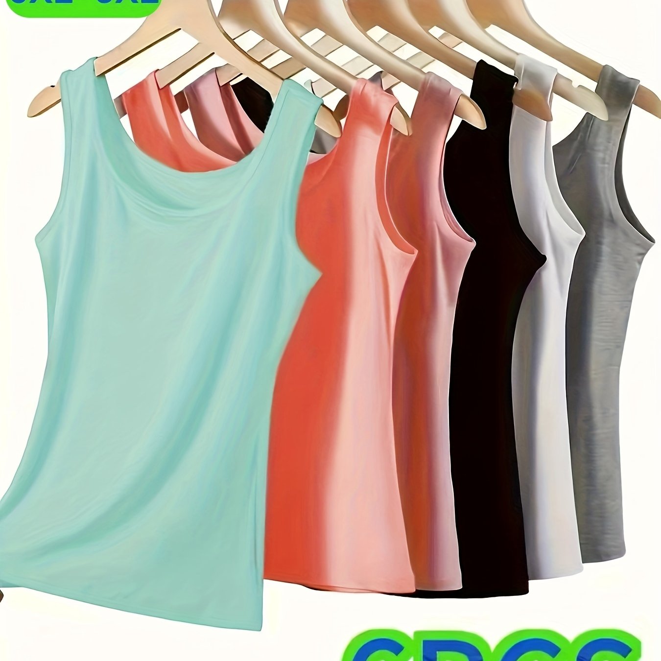 Женские майки без рукавов больших размеров из мягкой эластичной ткани, повседневная одежда комплект